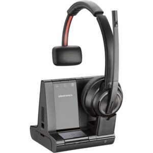 HP Poly Savi 8210 Auriculares Alámbrico De mano Oficina/Centro de llamadas Bluetooth Negro