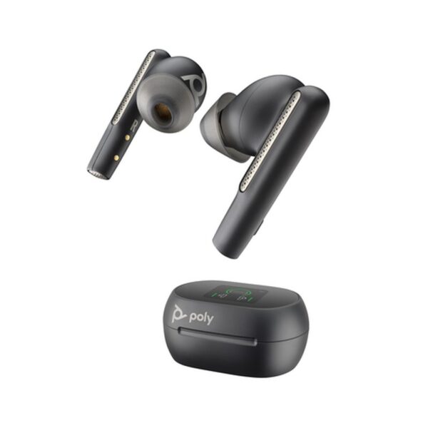 HP Poly Voyager Free 60+ UC Auriculares Inalámbrico Dentro de oído Llamadas/Música USB Tipo C Bluetooth Negro
