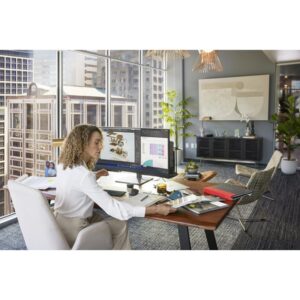 HP Series 7 Pro 39.7 inch 5K2K Conferencing Monitor-740pm pantalla para PC 100,8 cm (39.7") 5120 x 2160 Pixeles 5K Ultra HD Negro, Plata