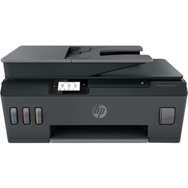 HP Smart Tank Plus Impresora multifunción inalámbrica 570, Color, Impresora para Hogar, Impresión, escaneado, copia, AAD, Wi-Fi, Escanear a PDF