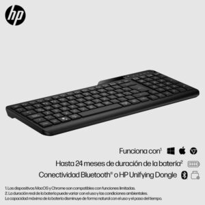 HP Teclado inalámbrico de modo dual 475 HP Teclado inalámbrico de modo dual 475