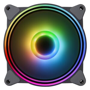 Hiditec N8-ARGB Carcasa del ordenador Ventilador 12 cm Negro Hiditec N8-ARGB Carcasa del ordenador Ventilador 12 cm Negro