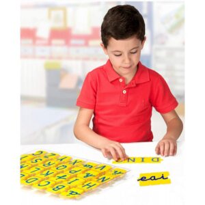 JUEGO ABECEDARIO MAYUSCULAS Y MINUSCULAS 168 PIEZAS MINILAND 31875