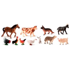 Alternative view of JUEGO ANIMALES GRANJA 11 FIGURAS MINILAND 27420