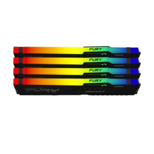 Alternative view of Kingston Technology FURY Beast RGB módulo de memoria 64 GB 4 x 16 GB DDR5