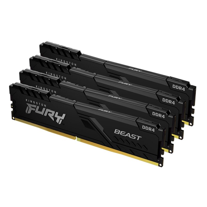 Kingston Technology FURY Beast módulo de memoria 128 GB 4 x 32 GB DDR4 Kingston Technology FURY Beast módulo de memoria 128 GB 4 x 32 GB DDR4