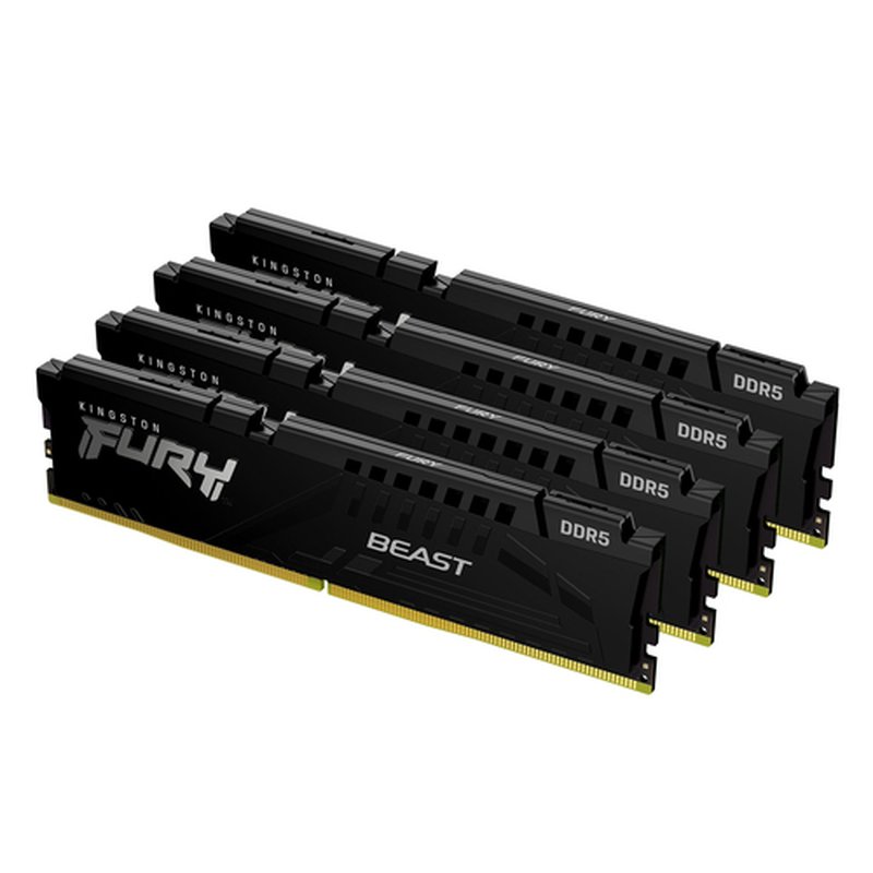 Kingston Technology FURY Beast módulo de memoria 64 GB 4 x 16 GB DDR5 Kingston Technology FURY Beast módulo de memoria 64 GB 4 x 16 GB DDR5