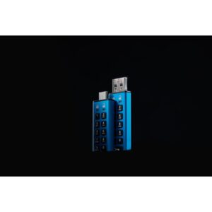 Kingston Technology IronKey Keypad 200 unidad flash USB 16 GB USB tipo A 3.2 Gen 1 (3.1 Gen 1) Azul Kingston Technology IronKey Keypad 200 unidad flash USB 16 GB USB tipo A 3.2 Gen 1 (3.1 Gen 1) Azul