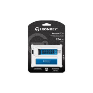 Kingston Technology IronKey Keypad 200 unidad flash USB 256 GB USB tipo A 3.2 Gen 1 (3.1 Gen 1) Azul Kingston Technology IronKey Keypad 200 unidad flash USB 256 GB USB tipo A 3.2 Gen 1 (3.1 Gen 1) Azul