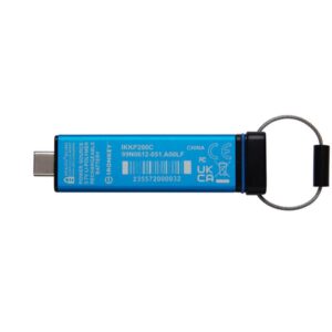 Kingston Technology IronKey Keypad 200 unidad flash USB 512 GB USB Tipo C 3.2 Gen 1 (3.1 Gen 1) Azul