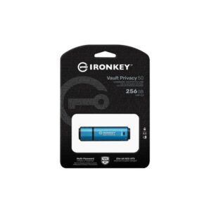 Kingston Technology IronKey Vault Privacy 50 unidad flash USB 256 GB USB tipo A 3.2 Gen 1 (3.1 Gen 1) Negro, Azul Kingston Technology IronKey Vault Privacy 50 unidad flash USB 256 GB USB tipo A 3.2 Gen 1 (3.1 Gen 1) Negro, Azul