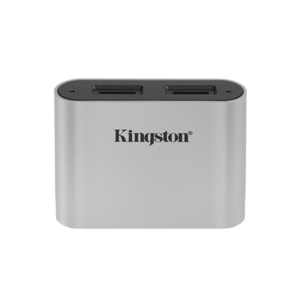 Kingston Technology Workflow microSD Reader Negro, Plata