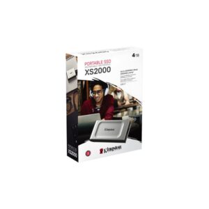 Kingston Technology XS2000 4 TB Negro, Plata