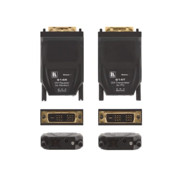 Kramer Electronics 614R/T(SET)/US Transmisor y receptor de señales AV Negro