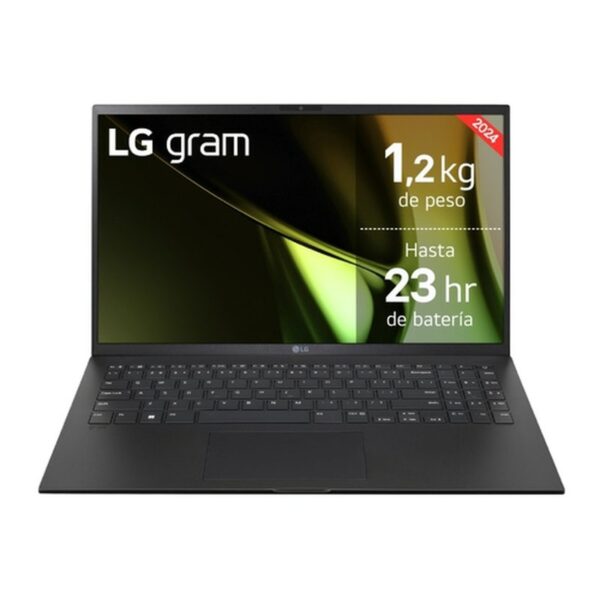 LG Gram 15ZD90S-G.AX75B ordenador portatil Intel Core Ultra 7 155H Portátil 39,6 cm (15.6") Full HD 16 GB LPDDR5-SDRAM 512 GB SSD Wi-Fi 6E (802.11ax) FreeDOS Negro