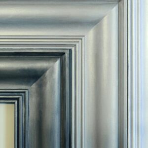 Alternative view of La Pajarita Cera solida metalizada plata