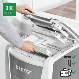 Leitz 80150000 triturador de papel Corte cruzado 22 cm Gris, Blanco Leitz 80150000 triturador de papel Corte cruzado 22 cm Gris, Blanco