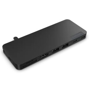 Lenovo 4X11N40212 base para portátil y replicador de puertos Alámbrico USB 3.2 Gen 1 (3.1 Gen 1) Type-C Negro