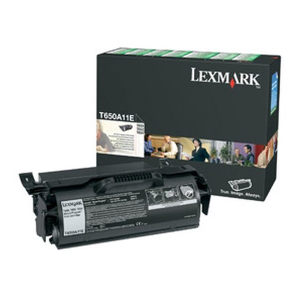 Lexmark T650, T652, T654 Return Program Print Cartridge cartucho de tóner Original Negro
