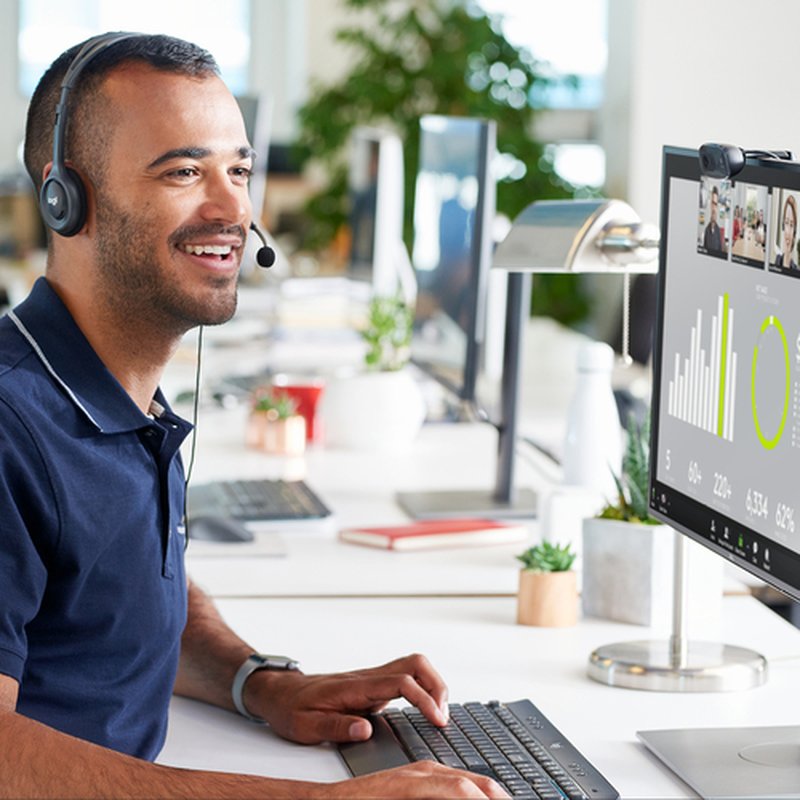 Logitech C270 HD cámara web 3 MP 1280 x 720 Pixeles USB 2.0 Negro - Imagen 5