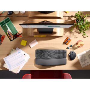 Logitech K860 for Business teclado Bluetooth Inglés Grafito
