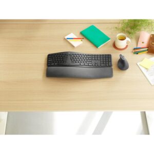 Logitech K860 for Business teclado Bluetooth Inglés Grafito