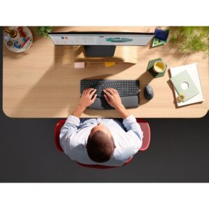 Logitech K860 for Business teclado Bluetooth Inglés Grafito