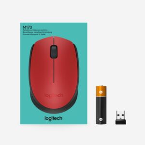 Logitech M171 Red-K ratón Ambidextro RF inalámbrico Óptico 1000 DPI Logitech M171 Red-K ratón Ambidextro RF inalámbrico Óptico 1000 DPI
