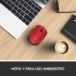 Logitech M171 Red-K ratón Ambidextro RF inalámbrico Óptico 1000 DPI Logitech M171 Red-K ratón Ambidextro RF inalámbrico Óptico 1000 DPI