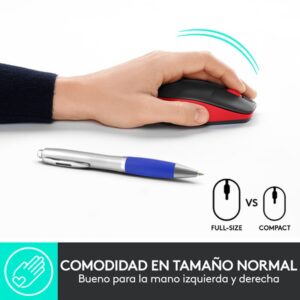 Logitech M190 ratón Ambidextro RF inalámbrico Óptico 1000 DPI