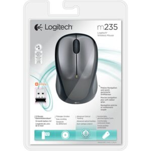 Logitech M235 ratón Ambidextro RF inalámbrico Óptico 1000 DPI Logitech M235 ratón Ambidextro RF inalámbrico Óptico 1000 DPI