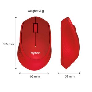 Logitech M330 Silent Plus ratón mano derecha RF inalámbrico Mecánico 1000 DPI