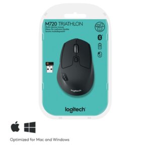 Logitech M720 ratón mano derecha RF Wireless + Bluetooth Óptico 1000 DPI