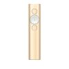 Logitech Spotlight Presentation Remote apuntador inalámbricos Bluetooth/RF Oro