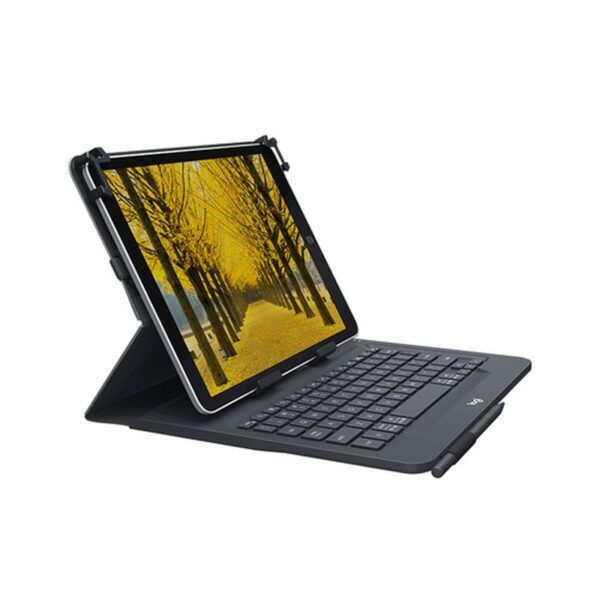 Logitech Universal Folio with integrated keyboard for 9-10 inch tablets Negro Bluetooth QWERTY Español
