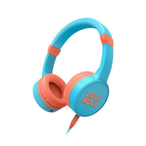 Lol+Roll Pop Kids Headphones Blue