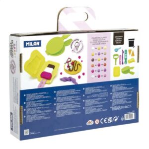 Alternative view of MALETÍN 6 BOTES PASTA BLANDA SOFT DOUGH DE 59GR + HERRAMIENTAS "HELADOS Y GOFRES" MILAN 913306ICW