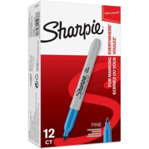 MARCADOR FINE AZUL BRILLANTE SHARPIE 2025038 | PACK 12 UNIDADES MARCADOR FINE AZUL BRILLANTE SHARPIE 2025038 | PACK 12 UNIDADES