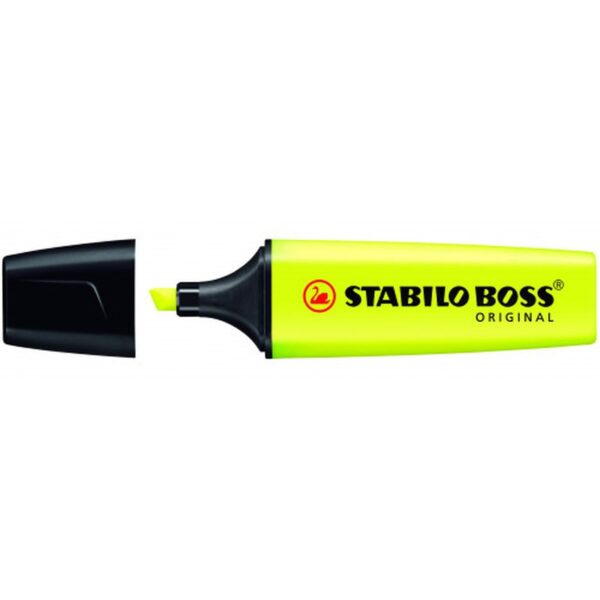 STABILO BOSS ORIGINAL marcador 1 pieza(s) Punta de cincel Amarillo