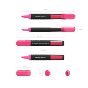 MARCADOR FLUORESCENTE LIQUID H-30 ROSA ERICHKRAUSE 47975 | PACK 10 UNIDADES MARCADOR FLUORESCENTE LIQUID H-30 ROSA ERICHKRAUSE 47975 | PACK 10 UNIDADES