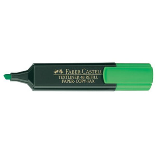 MARCADOR FLUOR TEXTLINER VERDE FABER CASTELL 154863