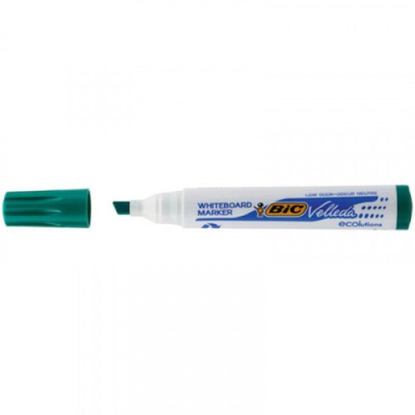 MARCADOR PARA PIZARRA BLANCA 1751 TINTA A BASE DE ALCOHOL TRAZO 3-5,5MM. VERDE VELLEDA 904949