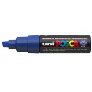 MARCADOR PC-8K POSCA PUNTA B 8MM. AZUL UNI-BALL 300491000 | PACK 6 UNIDADES