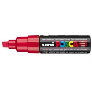 MARCADOR PC-8K POSCA PUNTA B 8MM. ROJO UNI-BALL 300525000 | PACK 6 UNIDADES
