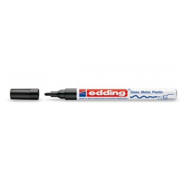 MARCADOR PERMANENTE 1-2MM 751 NEGRO EDDING 751-01