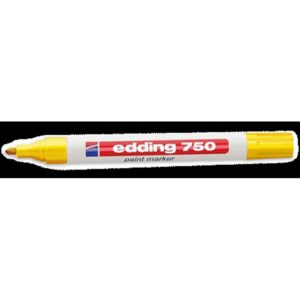 MARCADOR PERMANENTE 2-4MM 750 AMARILLO EDDING 750-5 | PACK 10 UNIDADES