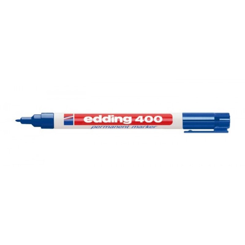 MARCADOR PERMANENTE BOLSILLO PUNTA REDONDA AZUL EDDING 400-03 | PACK 10 UNIDADES MARCADOR PERMANENTE BOLSILLO PUNTA REDONDA AZUL EDDING 400-03 | PACK 10 UNIDADES