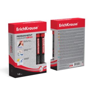 MARCADOR PERMANENTE P-200 ROJO ERICH KRAUSE 4779 | PACK 12 UNIDADES MARCADOR PERMANENTE P-200 ROJO ERICH KRAUSE 4779 | PACK 12 UNIDADES