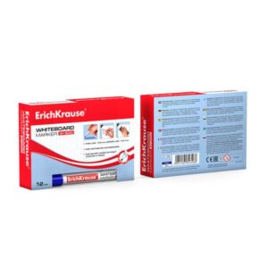 MARCADOR PIZARRA BLANCA W-500 AZUL ERICH KRAUSE 12846 | PACK 12 UNIDADES MARCADOR PIZARRA BLANCA W-500 AZUL ERICH KRAUSE 12846 | PACK 12 UNIDADES