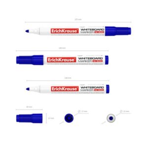 MARCADOR PIZARRA BLANCA W-500 AZUL ERICH KRAUSE 12846 | PACK 12 UNIDADES MARCADOR PIZARRA BLANCA W-500 AZUL ERICH KRAUSE 12846 | PACK 12 UNIDADES